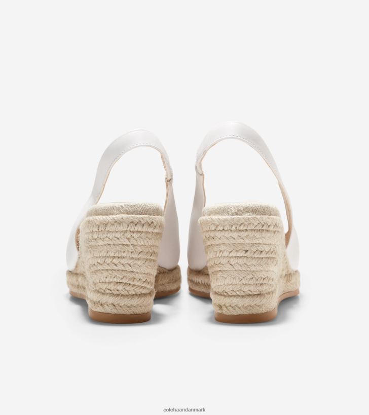 Cole Haan cloudfeel espadrille wedge slingback hvid natur PPZZ2D33 Kvinder fodtøj