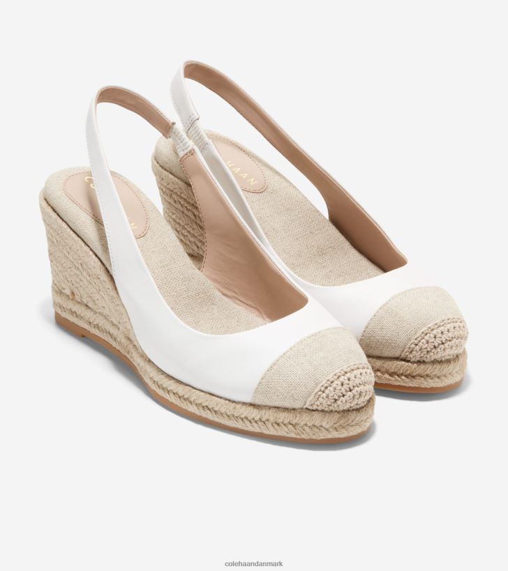 Cole Haan cloudfeel espadrille wedge slingback hvid natur PPZZ2D33 Kvinder fodtøj