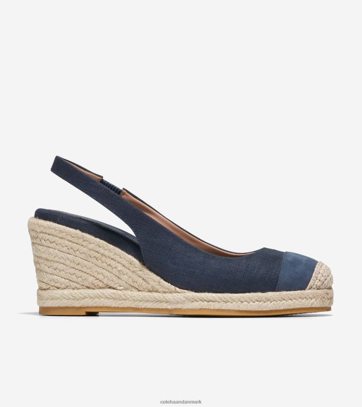 Cole Haan cloudfeel espadrille wedge slingback navy blazer PPZZ2D35 Kvinder fodtøj
