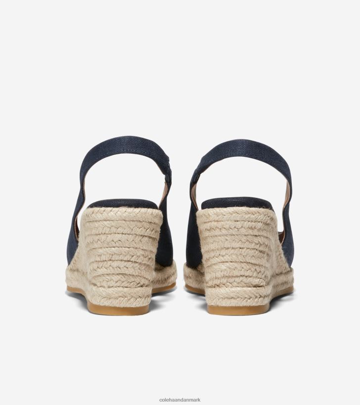Cole Haan cloudfeel espadrille wedge slingback navy blazer PPZZ2D35 Kvinder fodtøj
