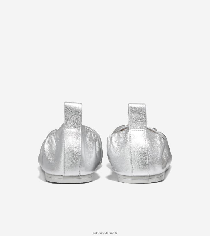 Cole Haan york blød ballet sølv metallic PPZZ2D97 Kvinder fodtøj