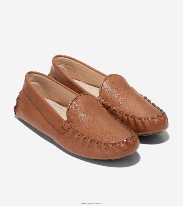 Cole Haan evelyn driver pecan læder PPZZ2D64 Kvinder fodtøj