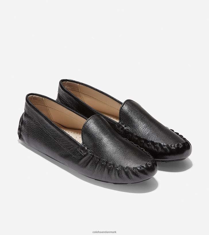 Cole Haan evelyn driver sort læder PPZZ2D67 Kvinder fodtøj