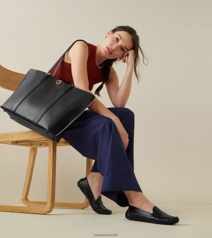 Cole Haan evelyn driver sort læder PPZZ2D67 Kvinder fodtøj