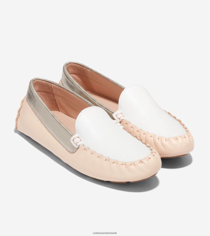 Cole Haan evelyn driver tan-metallisk-elfenben PPZZ2D65 Kvinder fodtøj