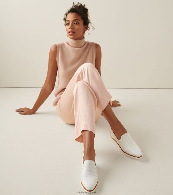 Cole Haan grand ambition slip-on loafer hvid PPZZ2D202 Kvinder fodtøj