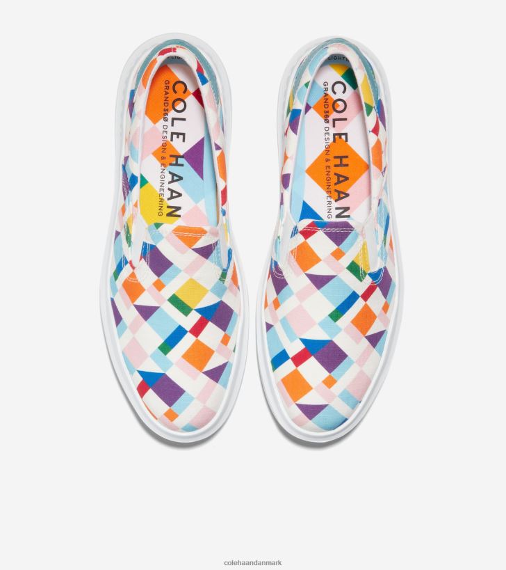 Cole Haan grandpro rally kanvas slip-on sneaker pride flerfarvet PPZZ2D56 Kvinder fodtøj