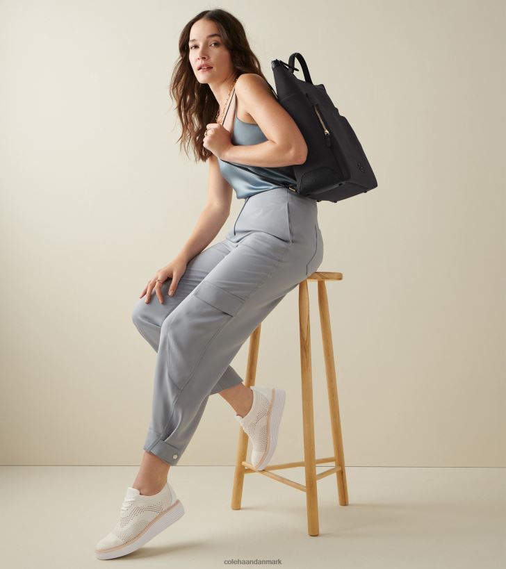 Cole Haan originalgrand platform vingespids oxford optisk hvid-metallisk sølv stitchlite-nimbus sky PPZZ2D215 Kvinder fodtøj