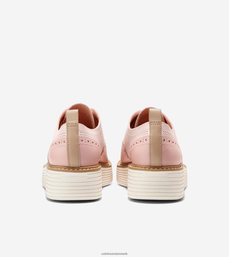 Cole Haan originalgrand platform vingespids oxford rosenvand-rose røg-elfenben PPZZ2D168 Kvinder fodtøj