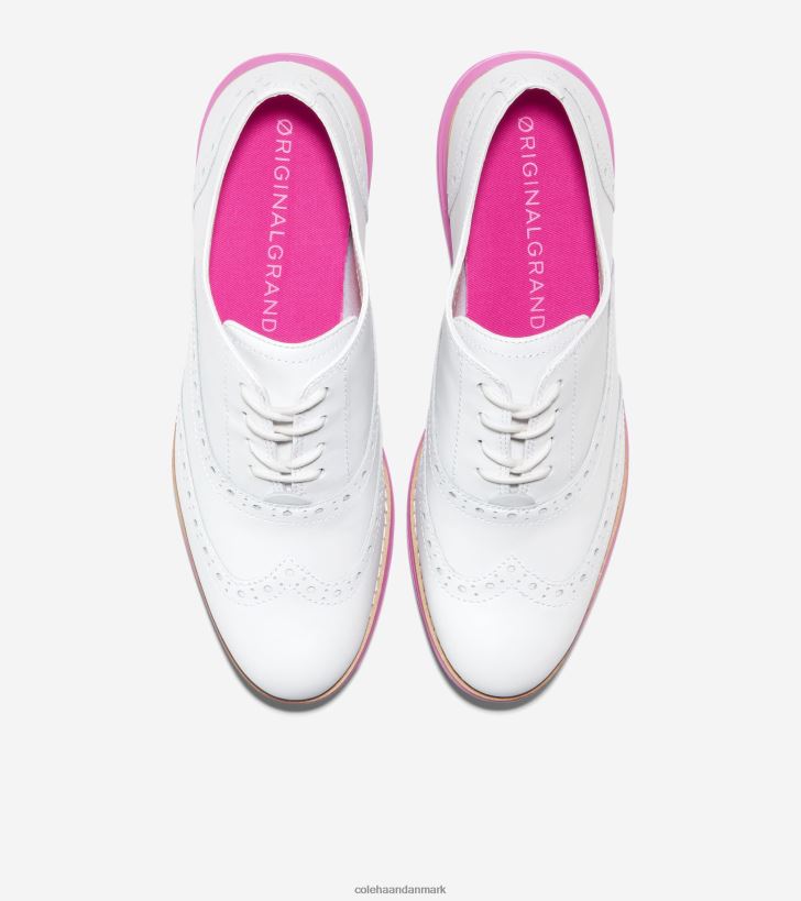 Cole Haan originalgrand vingespids oxford optisk hvid-cyclamen PPZZ2D233 Kvinder fodtøj