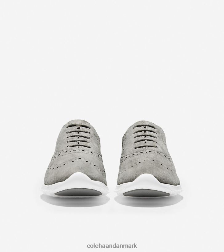 Cole Haan zerogrand vingespids oxford jernsten ruskind-optik hvid PPZZ2D155 Kvinder fodtøj