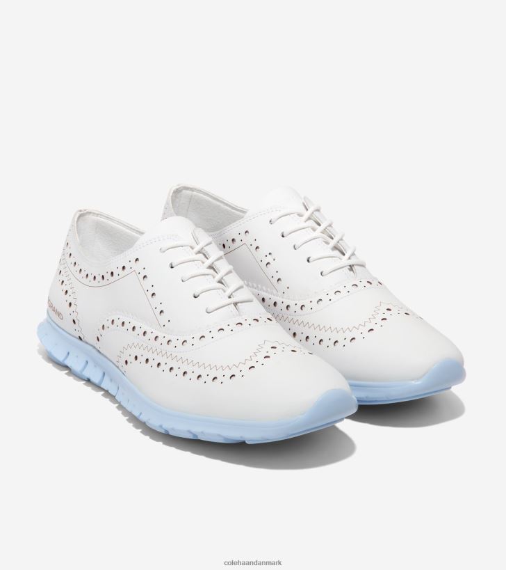Cole Haan zerogrand vingespids oxford optik hvid-oxford blå PPZZ2D153 Kvinder fodtøj