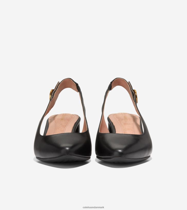 Cole Haan go-to slingback pumpe 45mm sort læder PPZZ2D221 Kvinder fodtøj