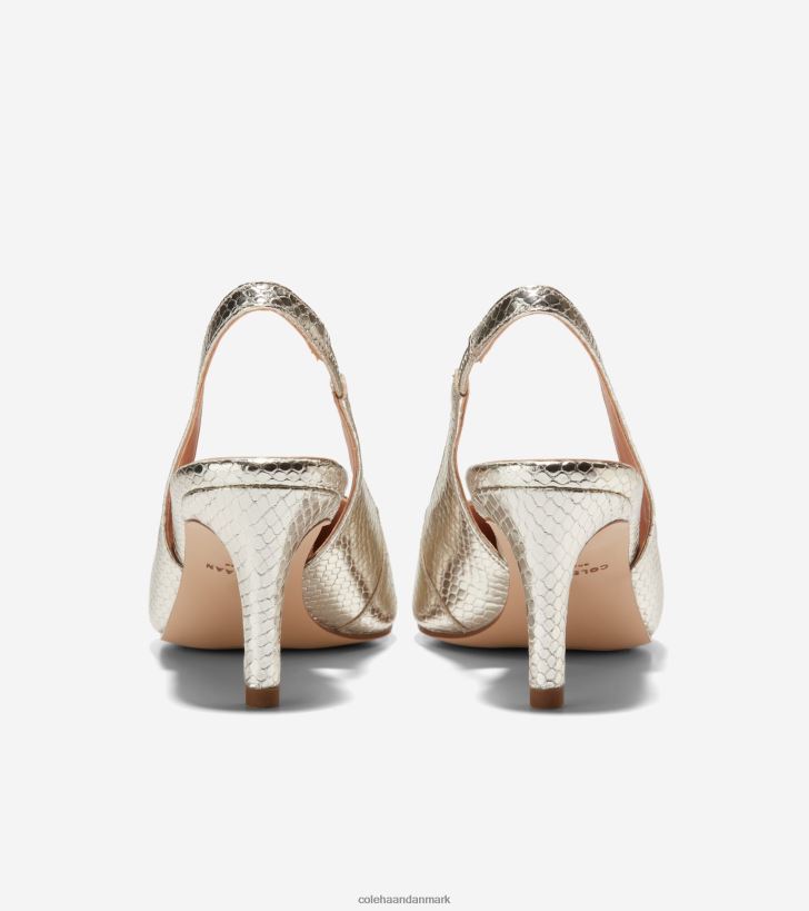 Cole Haan vandam sling back pumpe guld cirkel print PPZZ2D151 Kvinder fodtøj