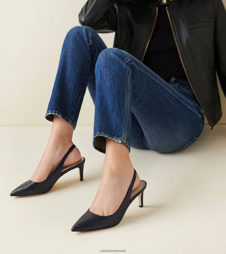 Cole Haan vandam sling back pumpe sort PPZZ2D152 Kvinder fodtøj