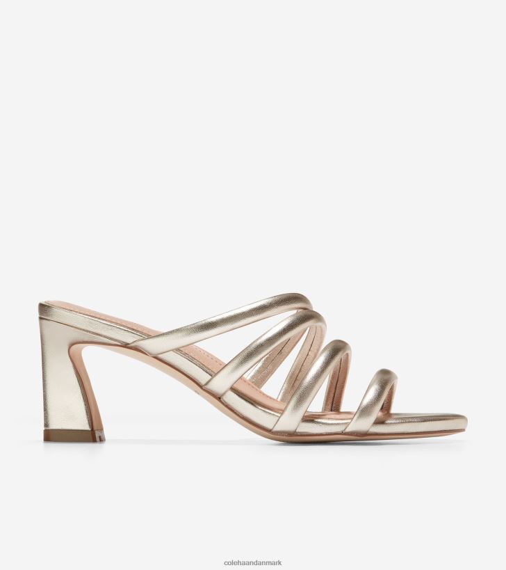 Cole Haan adella sandal guld læder PPZZ2D144 Kvinder fodtøj