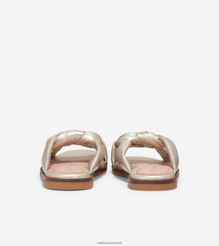 Cole Haan anica lux slip-on sandal guld PPZZ2D191 Kvinder fodtøj