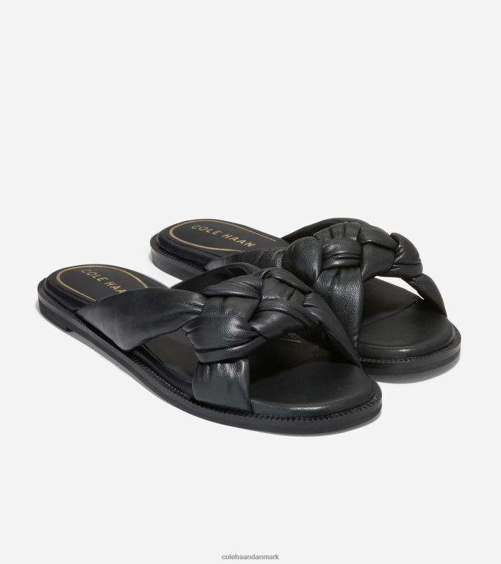 Cole Haan anica lux slip-on sandal sort PPZZ2D193 Kvinder fodtøj