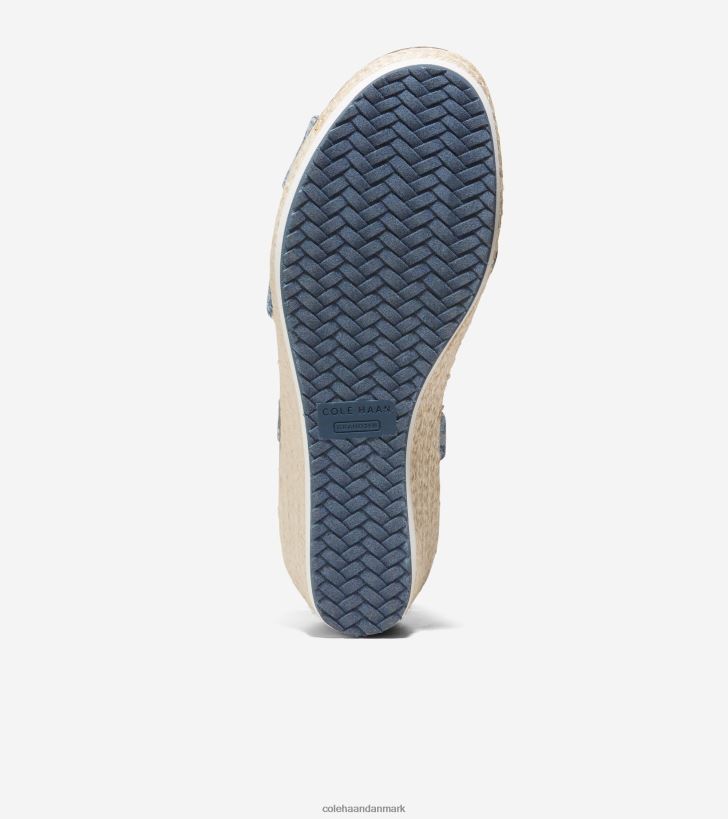 Cole Haan cloudfeel espadrille wedge sandal denim jacquard PPZZ2D27 Kvinder fodtøj