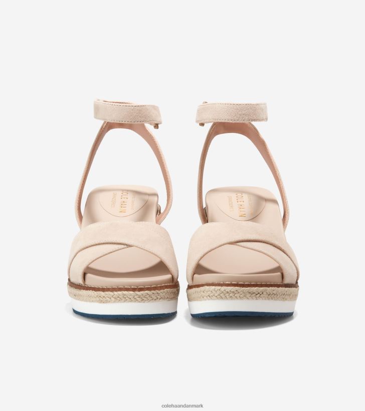 Cole Haan cloudfeel espadrille wedge sandal sesam ruskind PPZZ2D29 Kvinder fodtøj