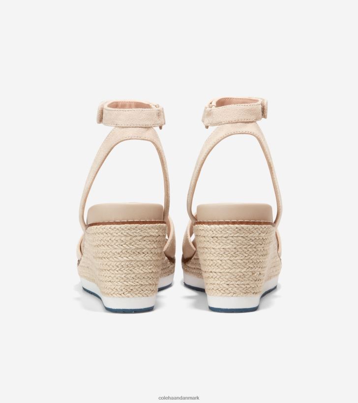 Cole Haan cloudfeel espadrille wedge sandal sesam ruskind PPZZ2D29 Kvinder fodtøj