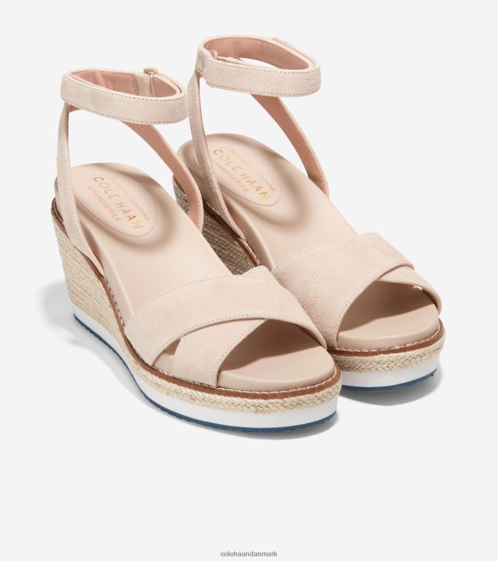 Cole Haan cloudfeel espadrille wedge sandal sesam ruskind PPZZ2D29 Kvinder fodtøj