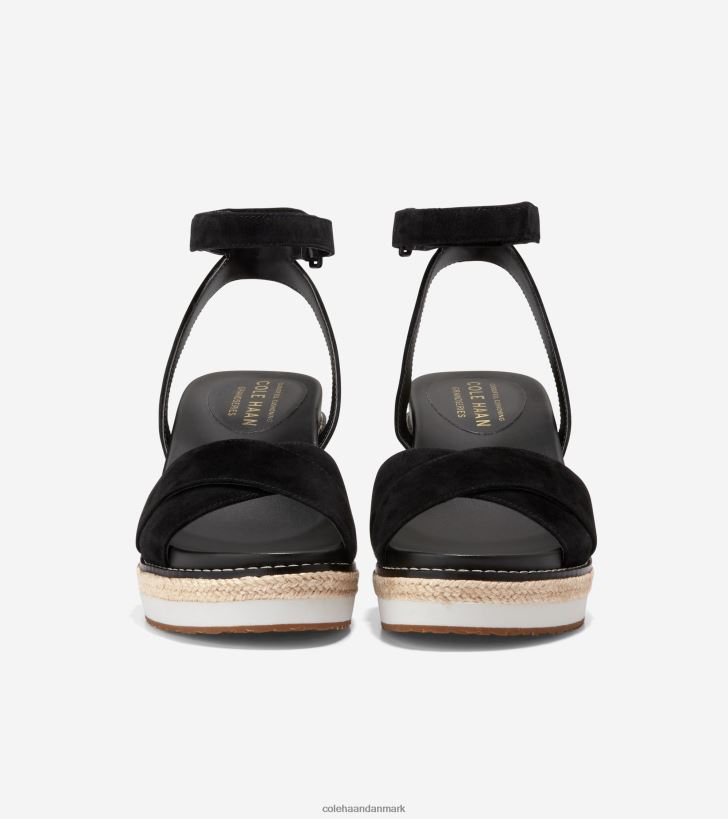 Cole Haan cloudfeel espadrille wedge sandal sort PPZZ2D30 Kvinder fodtøj