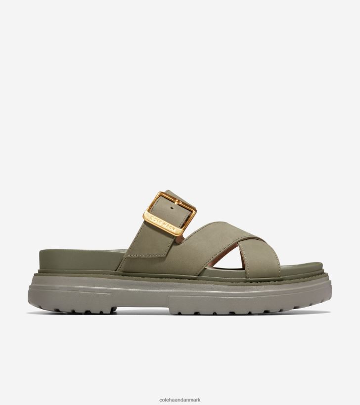 Cole Haan fraya glidesandaler teblad nubuck PPZZ2D1 Kvinder fodtøj