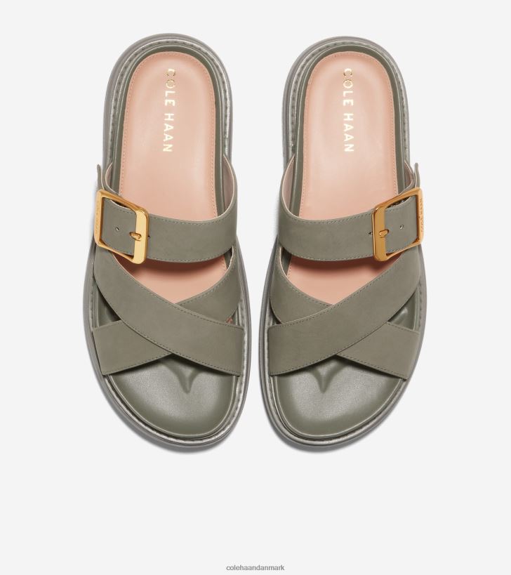 Cole Haan fraya glidesandaler teblad nubuck PPZZ2D1 Kvinder fodtøj