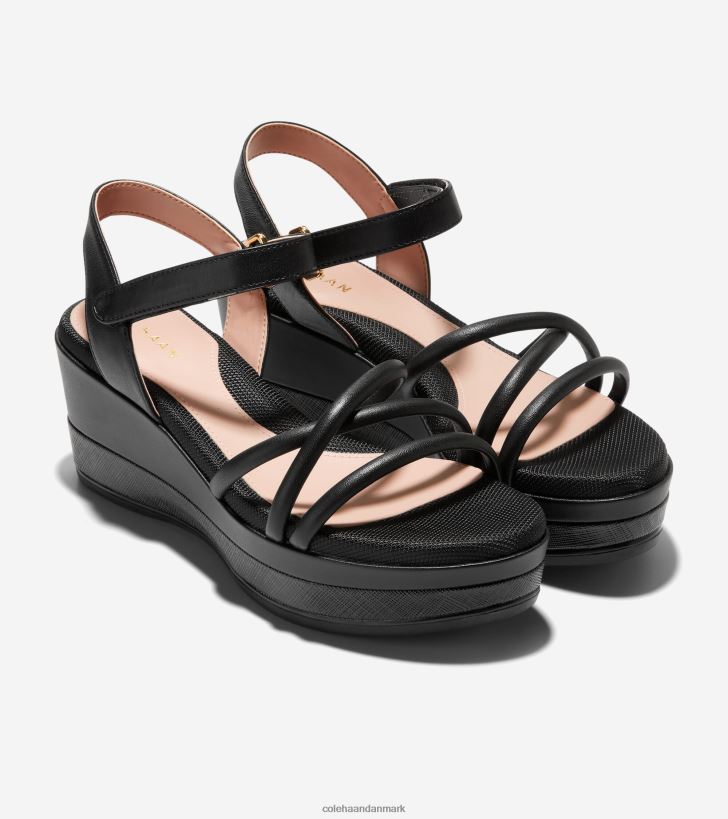 Cole Haan grand ambition addison flatform wedge sort PPZZ2D115 Kvinder fodtøj