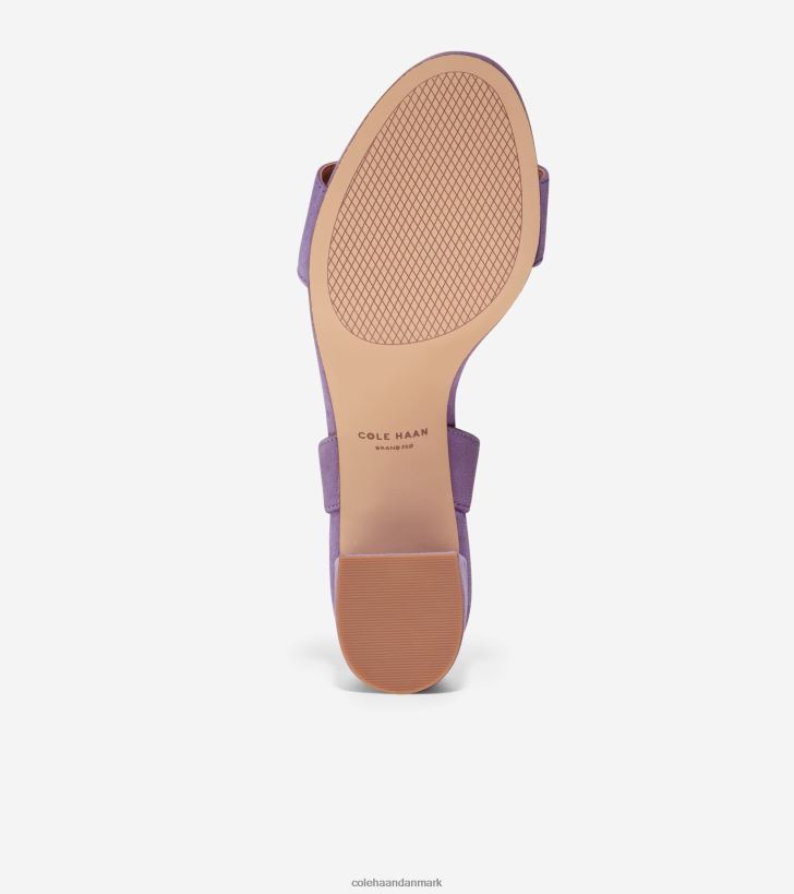 Cole Haan josie sandal med blokhæl paisley lilla ruskind PPZZ2D78 Kvinder fodtøj