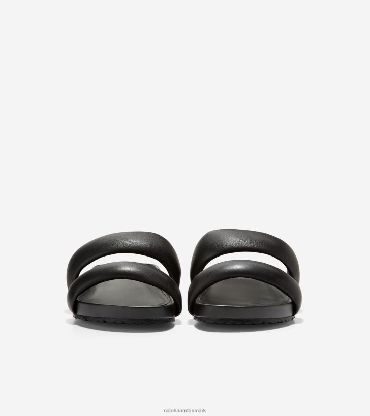Cole Haan mojave dobbeltbåndssandaler sort PPZZ2D110 Kvinder fodtøj