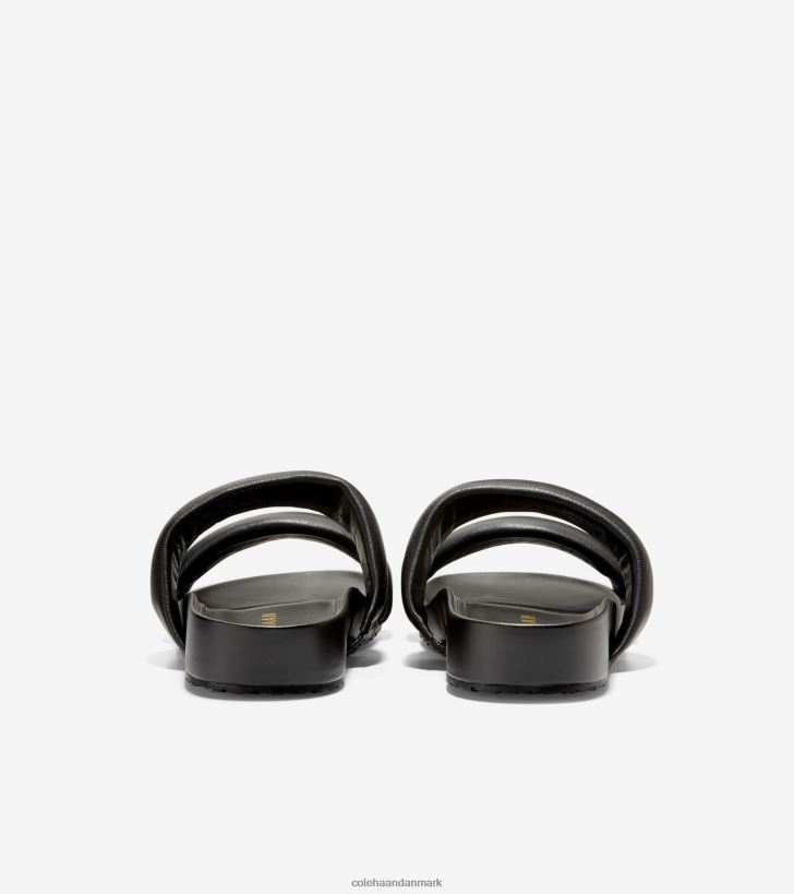 Cole Haan mojave dobbeltbåndssandaler sort PPZZ2D110 Kvinder fodtøj
