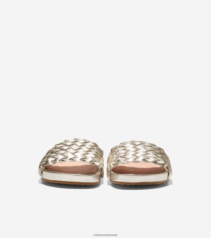 Cole Haan mojave glidesandaler blødt guld læder PPZZ2D48 Kvinder fodtøj