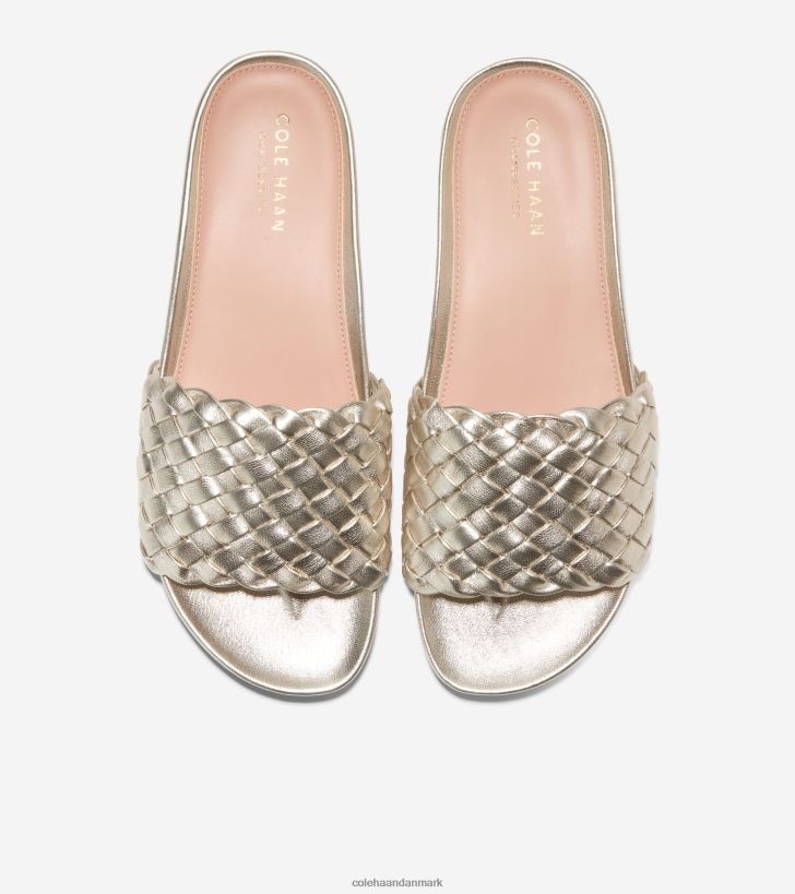 Cole Haan mojave glidesandaler blødt guld læder PPZZ2D48 Kvinder fodtøj