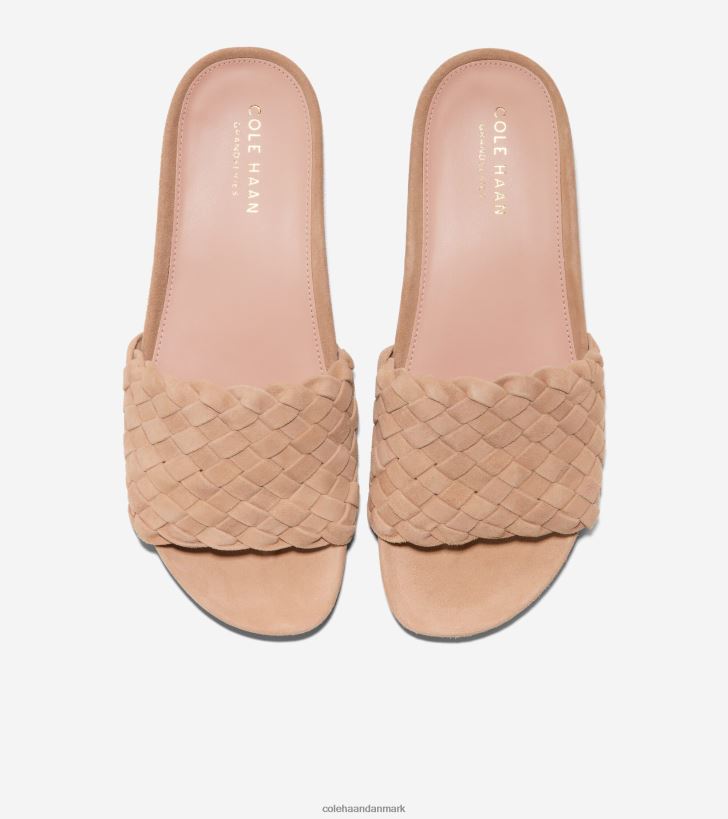 Cole Haan mojave glidesandaler blush tan ruskind PPZZ2D49 Kvinder fodtøj