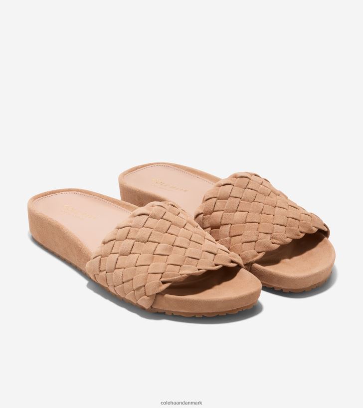 Cole Haan mojave glidesandaler blush tan ruskind PPZZ2D49 Kvinder fodtøj