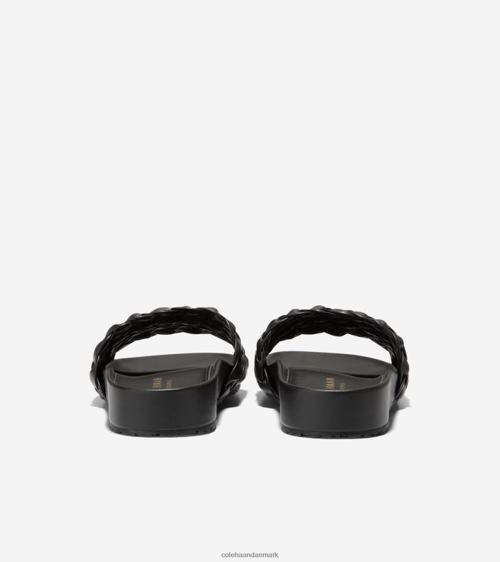 Cole Haan mojave glidesandaler sort læder PPZZ2D50 Kvinder fodtøj