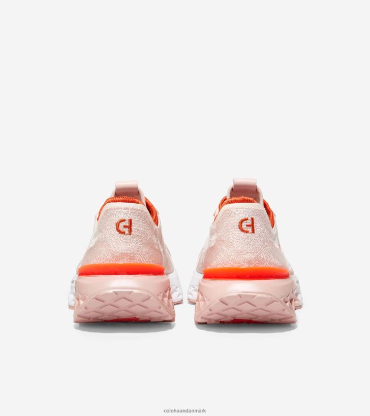 Cole Haan 5.zerogrand embrostitch løbesko sølv pæon-rose røg-skarlagenrød orange PPZZ2D241 Kvinder fodtøj