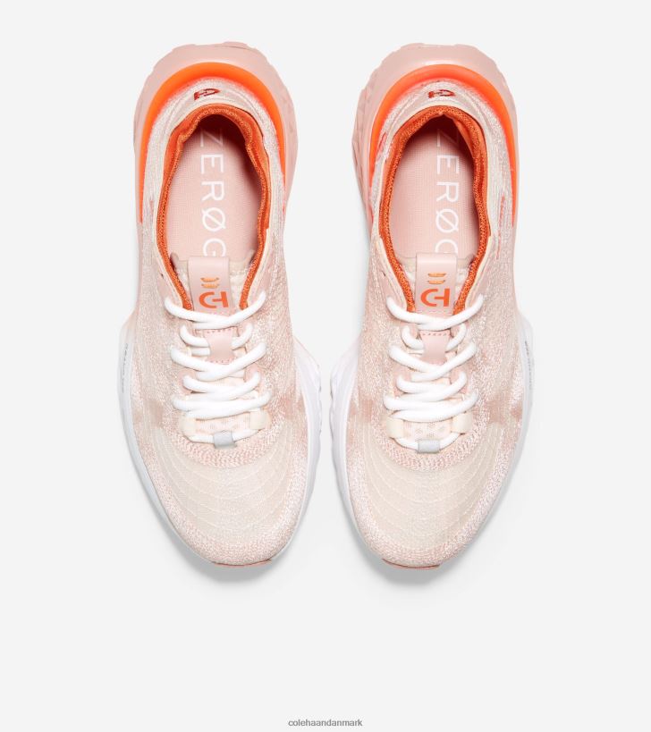 Cole Haan 5.zerogrand embrostitch løbesko sølv pæon-rose røg-skarlagenrød orange PPZZ2D241 Kvinder fodtøj