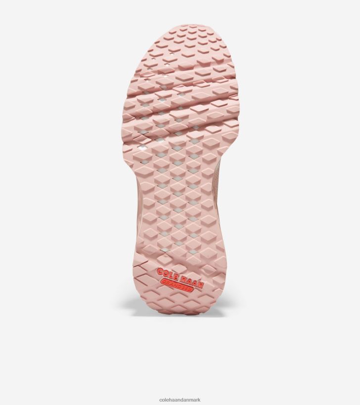 Cole Haan 5.zerogrand embrostitch løbesko sølv pæon-rose røg-skarlagenrød orange PPZZ2D241 Kvinder fodtøj