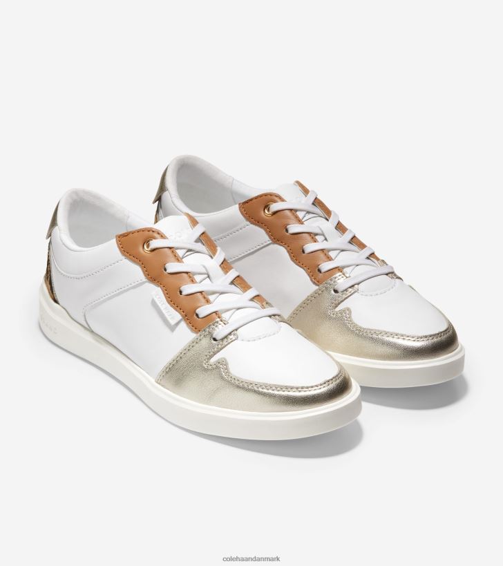 Cole Haan grand crosscourt moderne tennissneaker optik hvid-blødt guld metallic PPZZ2D204 Kvinder fodtøj