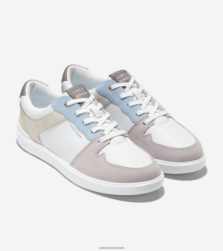 Cole Haan grand crosscourt tennissneaker optik hvid-sølv birk-blå-lilla PPZZ2D206 Kvinder fodtøj