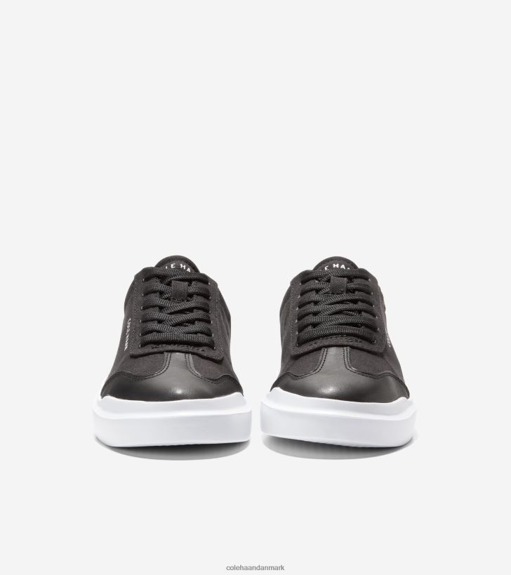 Cole Haan grandpro rally canvas t-toe sneaker sort-optisk hvid PPZZ2D40 Kvinder fodtøj