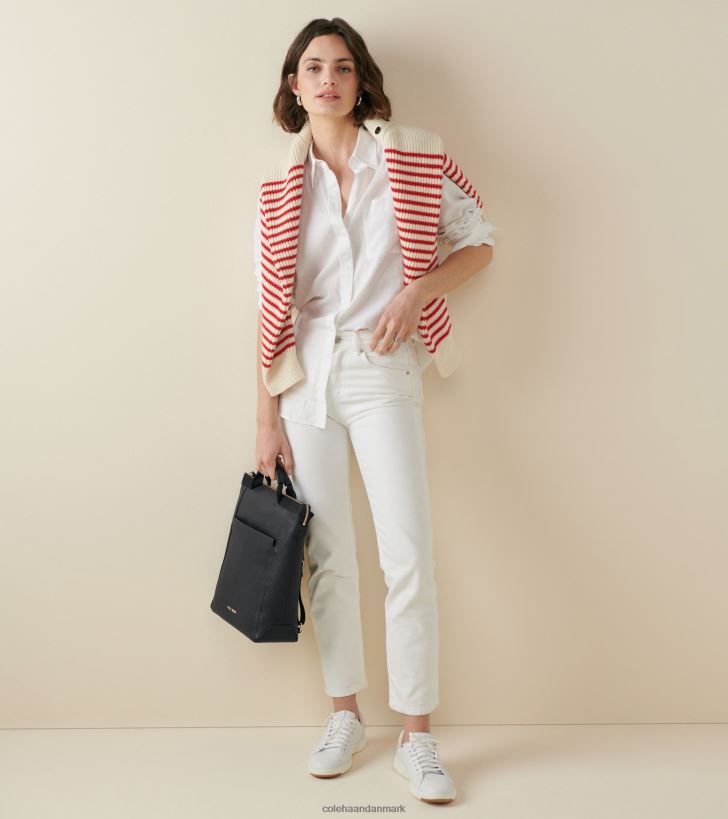 Cole Haan grandpro tennissneaker optisk hvidt læder PPZZ2D147 Kvinder fodtøj