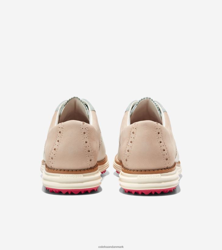Cole Haan originalgrand shortwing oxford golfsko sesamblåt glas-elfenben PPZZ2D213 Kvinder fodtøj