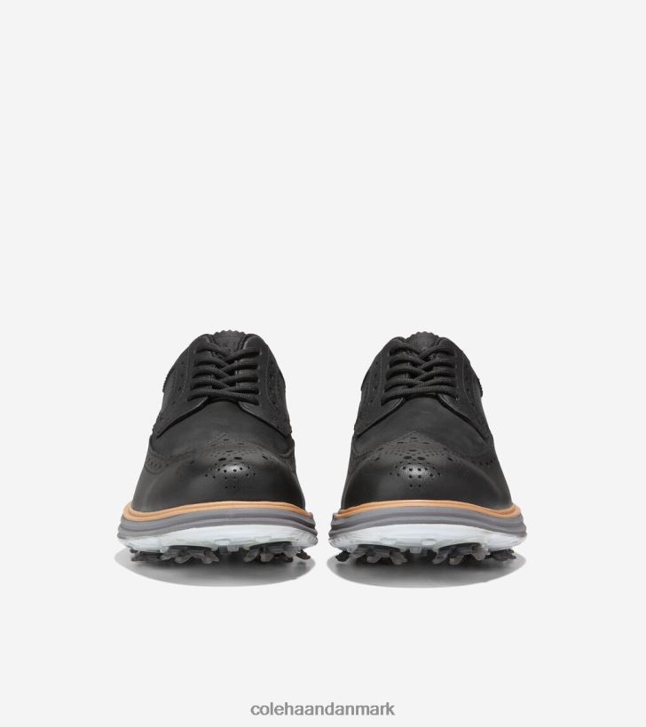 Cole Haan originalgrand tour golfsko sort-naturlig-stille nuance PPZZ2D201 Kvinder fodtøj