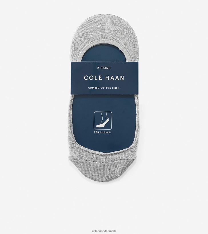 Cole Haan strik ballet strømpeforing - 2 stk grå lyng PPZZ2D508 Kvinder tilbehør