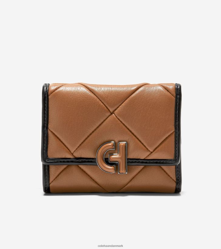 Cole Haan bryant trefoldet pung karamel-sort PPZZ2D498 Kvinder tilbehør