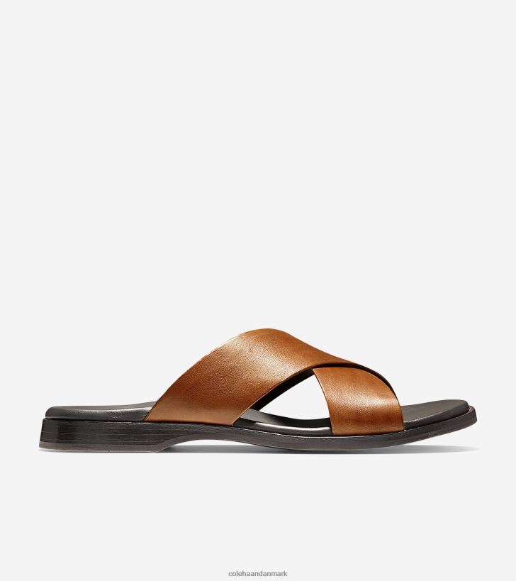 Cole Haan goldwyn 2.0 sandal på kryds og tværs britisk tan glat PPZZ2D340 Mænd fodtøj
